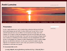 Tablet Screenshot of andre-lemoine.com